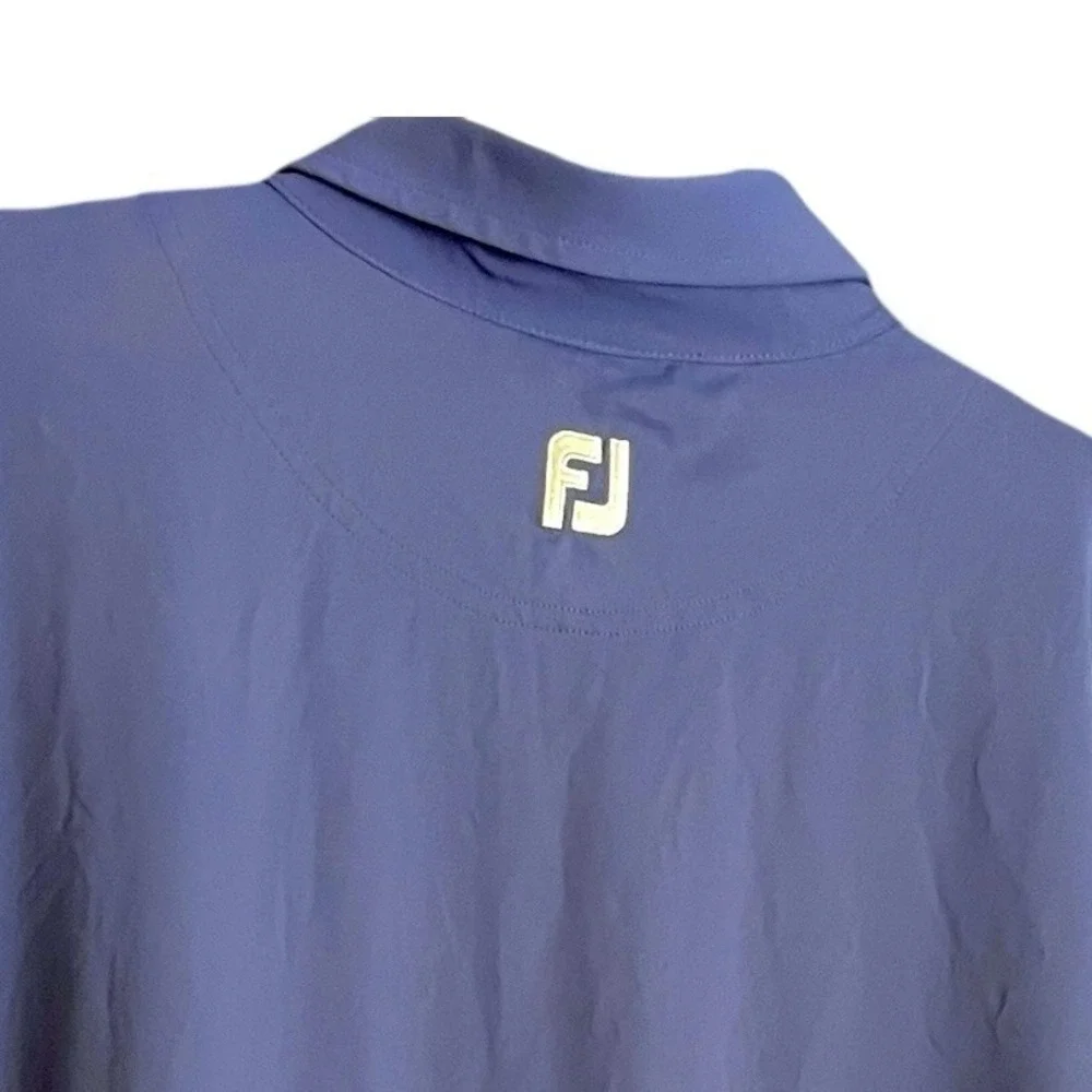 FootJoy FJ Greenville Country Club GCC Short Sleeve Golf Polo Shirt XL Mens Blue